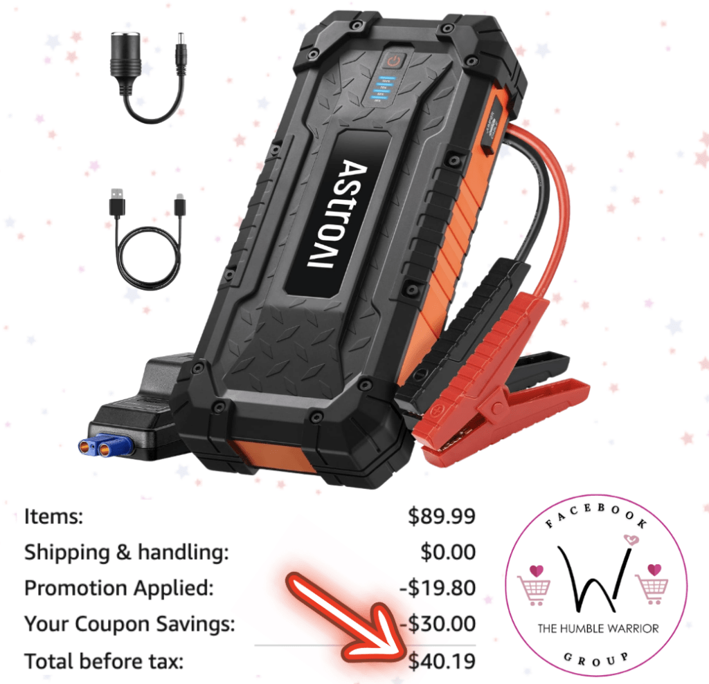 AstroAI S8 Ultra Battery Jumper Starter!